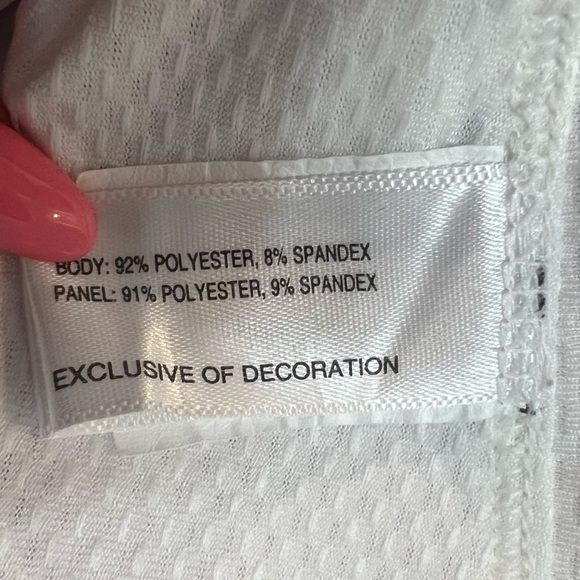 Cutter & Buck Drytec 50 UPF + Pink & Lavender Geometric Print Skort. Size Small. - Picture 13 of 14